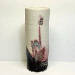 Gerald Toyama Signed Vase Studio Art Pottery Pauoa Valley Hawaii Ceramic